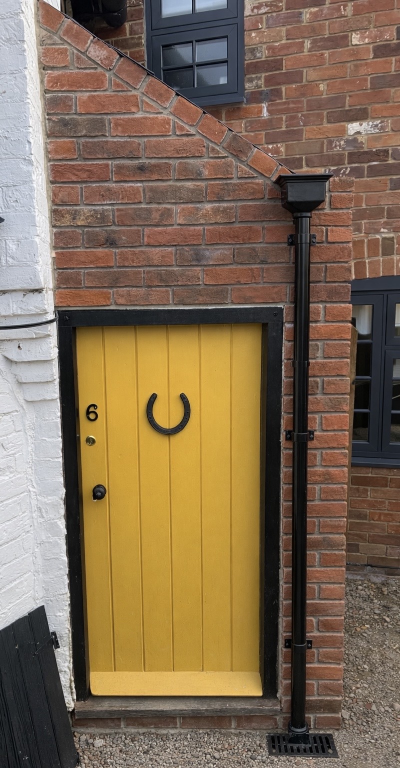 Bespoke painted door and frame